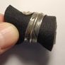 Handmade American Native Sterling Silver Feather Ring Image 2