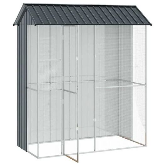 Bird Cage Anthracite 215 x 110 x 247 cm Galvanised Steel
