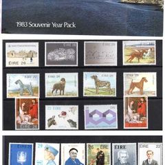 1983 Ireland Stamp Year Pack MNH. See scan for stamps included. All stamps Mint Never Hinged.