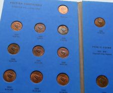 Farthings 1937 - 1956 Album With Full Set 24 Coins