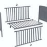 Baby Cot + mattress Image 4