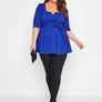 Yours Clothing Cobalt Blue Top. Size 14. New Image 4