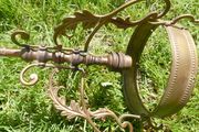 Antique Brass Ceiling Lamp 21"