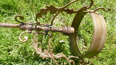 Antique Brass Ceiling Lamp 21"