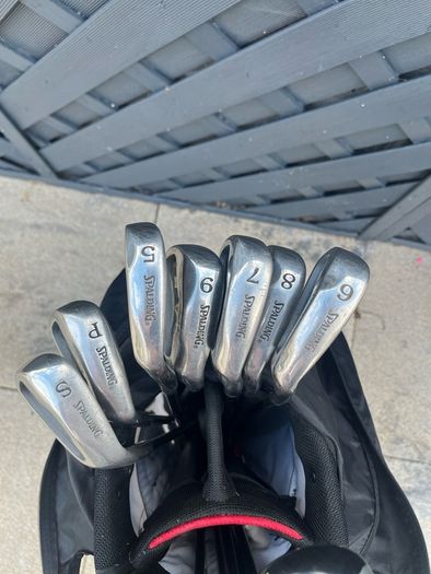 Complete Spalding Golf Club Set & Wilson Stand Bag