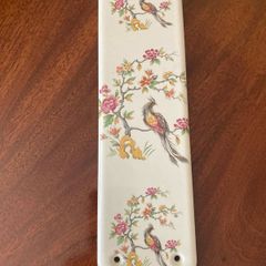 Vintage Porcelain Push Finger Plate