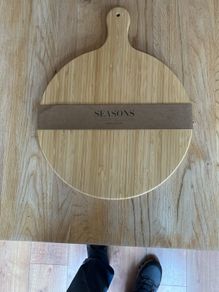 pizza or cheese bamboo board