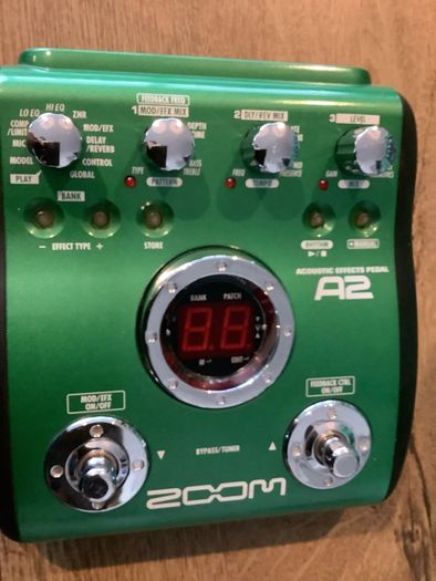 Zoom A2 acoustic guitar multi-effects processor pedal