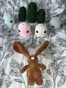 hand made crochet plush plushies