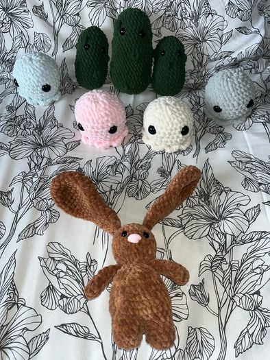 hand made crochet plush plushies