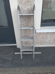 Four piece folding ladder