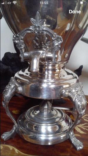 An antique large tea pot