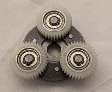 E-bike motor 70 mm clutch and 36T (3.8 cm) nylon gears