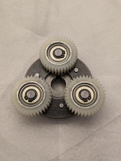 E-bike motor 70 mm clutch and 36T (3.8 cm) nylon gears