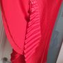 WHISTLES red satin pleated midi skirt - Sz 16 UK - Rrp 129 sterling Image 7