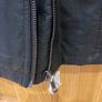 Vegan black leather jacket Image 4