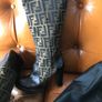 Vintage Fendi Knee high boots Image 5