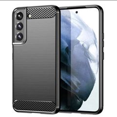 Shockproof Case For Samsung GALAXY S21 FE Carbon Fibre Effect Back Cover