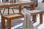 Dining Room Bench Solid Wood Acacia Wood Bench Natural Product Kitchen Bench in Country House