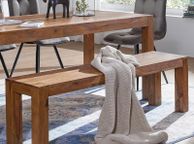 main image for ad Dining Room Bench Solid Wood Acacia Wood Bench Natural Product Kitchen Bench in Country House
