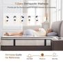 4FT6 Double Mattress, 10.2 INCH Double Bed Mattress, 7-Zone Pocket Sprung Medium Firm Image 7