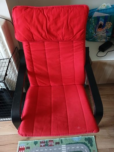 Beautiful Red Ikea - Rocking Arm Chair