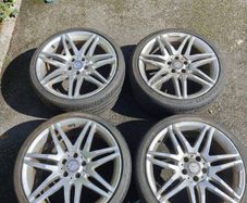 19" Mercedes AMG staggered wheelset