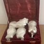 PRICE DROP "6 silver plated  EPNS stamped  mini goblets  for sale Image 2