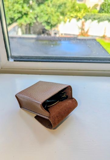 Ray ban Clubmaster foldable + RB leather case