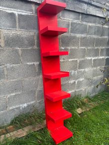 IKEA LACK wall shelf red