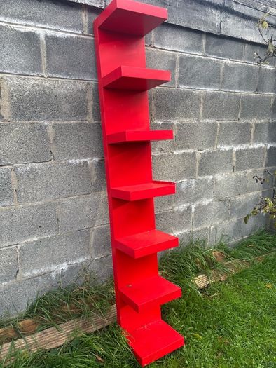 IKEA LACK wall shelf red