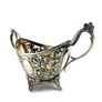 Rare Antique art nouveau silver plated basket Image 4