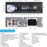 Car Radio Bluetooth Hands-free, CENXINY 4 x 65W Car Stereo Bluetooth 5.0 LCD with Clock, Support USB/AUX in FM/ MP3 / WMA/WAV/MPE Autoradio with Usb and Bluetooth (FREE POSTAGE) Image 2