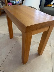 solid oak table
