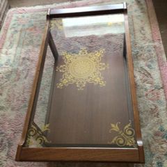 Rare vintage wooden coffee table