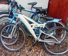 4 bikes, table saw, gokart, portable air compresso