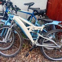 4 bikes, table saw, gokart, portable air compresso