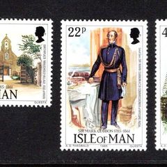 1985 Isle of Man Sir Mark Cubbon 1785-1861 Commemorative Stamp Mint Never Hinged (MNH)