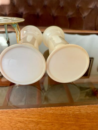 Vintage Tall 1970s MCM Atomic Retro Tupperware Salt and Pepper Shakers