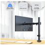 Suptek Fully Adjustable Single Monitor Stand Mount Fits One Screen 13-32 inch 22lbs Image 3