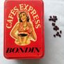 Vintage Collector French Tunisian Coffee Metal Box Image 4
