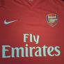 Arsenal Jersey. Official Arsenal Home Jersey From Season 2008 / 2010. Authentic Original From 2008. Not A Modern Day Remake. Image 4