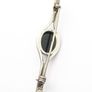Vintage Whitby Jet 925 Sterling Silver Brooch Image 4