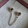 Pandora logo safety chain in good condition,hallmarked Image 7