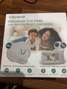 Babysense True Sleep Premium Baby Monitor & Breathing Movement Sensor Brand New
