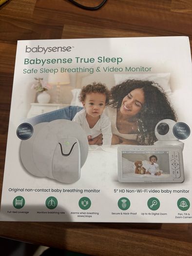 Babysense True Sleep Premium Baby Monitor & Breathing Movement Sensor Brand New