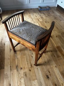 Antique Piano Stool