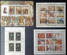 1980s DPR Korea Historic Art CTO Souvenir Sheet Collection (INK & EMPIRE PHILATELICS)