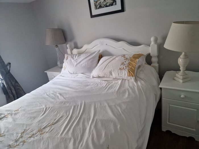 King size bed frame and mattress