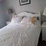 King size bed frame and mattress Image 5